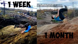 PROGRESS IN A YEAR OF TRAINING IN PARKOUR