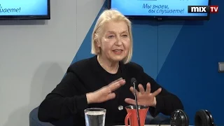 Актриса театра и кино Лилита Озолиня в программе "Зеленая лампа". MIX TV