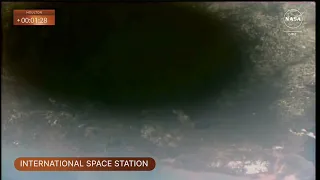 Solar Eclipse from International Space Station | Moon Shadow On Earth