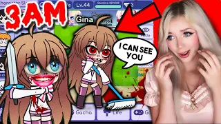 Do NOT Play Gacha Life at 3AM..(*SCARY GINA GLITCH IS REAL?*)