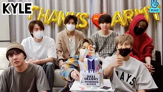 [Озвучка by Kyle] Трансляция BTS после Grammy на VLIVE  ‘Закончилось!!!!!!!’