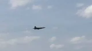 F-22 flat spin