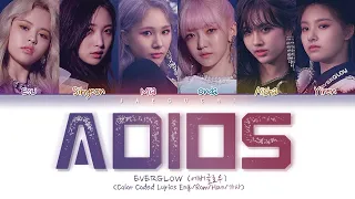 [1 HOUR] EVERGLOW - Adios (Color Coded Lyrics Eng/Rom/Han/가사)