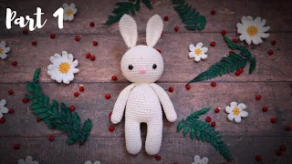 (RECREATE) THE RABBIT | PART 1 | HEAD, EARS & ARMS | HOW TO CROCHET | AMIGURUMI TUTORIAL