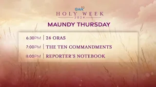 GMA - Holy Week 2024: Maundy Thursday (Evening lineup) [21-MAR-2024]