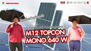 แผงโซลาร์เซลล์ M12 TOPCON MONO 640 W  HELUKABEL