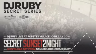 DJ Ruby live at Secret Sunset 2 Night Party, Popeye's Village Malta,  30.07.16