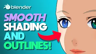 How to get Smooth Cel Shading and Outlines in Blender 3D!
