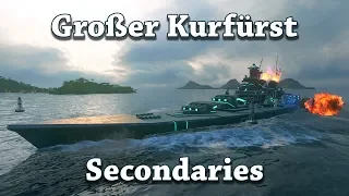 World of Warships: Grosser Kurfürst Secondaries (with IFHE)