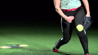 Softball Power Drive - mechanics in slow motion 1000 frame per second
