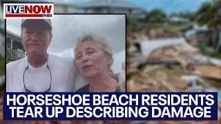Idalia aftermath: Horseshoe Beach residents tear up describing damage | LiveNOW from FOX