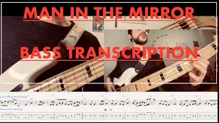 Man in the mirror - Michael Jackson (bassline transcription)