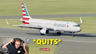The Worst Landing I've Ever Recorded (with ATC) - American A321 to Charlotte
