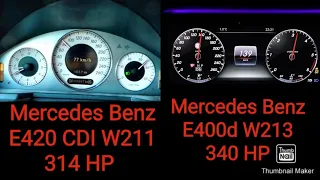 Mercedes E420 CDI VS Mercedes E400d