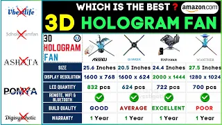 🌟 Best 3D Holographic Fan 2024 | Top Holograms Review