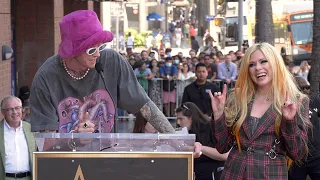 Machine Gun Kelly Speech at Avril Lavigne's Hollywood Walk of Fame Star Unveiling Ceremony