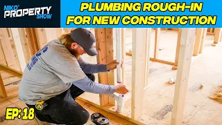 Rough-in Plumbing For New Construction | Building A $350,000 Custom House | Episode 18