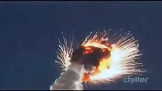 Titan 4-A Rocket Explosion
