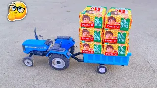 Diy Tractor Stuck In Mud With Parle G.  Mini Science project Part 3 || @MiniCreatorYt