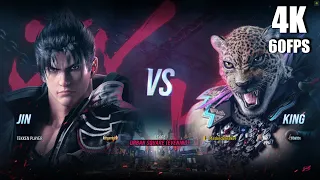 Tekken 8 Jin vs King #tekken8 #gaming #games #tekken