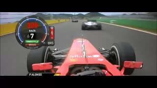 F1 2013 Korea - Hulkenberg Hamilton Alonso fight