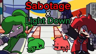 FNF Sabotage x Light Down but Human