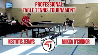 TomorrowTT PRO tournament - Miikka O'Connor vs Kestutis Zeimys - Group 2.