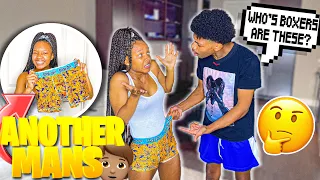 WEARING ANOTHER MAN'S BOXERS PRANK ON BOYFRIEND! *HE FLIPPED OUT*