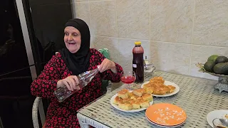 الهريسة (النمورة) المصرية مع حماتي 🤩