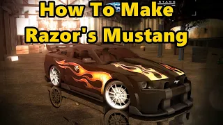 How to make Razor's Ford Mustang GT !? Need For Speed Most Wanted