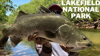 Epic Land-based Barramundi Lure Fishing - Lakefield National Park, Cape York