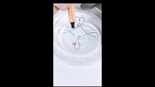 Oddly Satisfying Spirograph design Circle art #shorts  #asmr #drawing #spirograph #satisfying