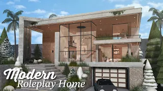 Bloxburg: Modern Roleplay Home | Roblox Bloxburg | Speedbuild