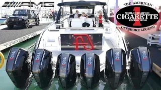 Cigarette Racing Team 2020 Tirranna AMG, Nighthawk, & Auroris - Miami International Boat Show - MIBS