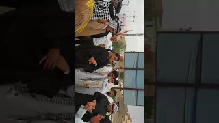 استقبال رئيس عموم قبيلة العجرش الشيخ محمد الزامل في عزاء المرحوم الشيخ سالم الحديد الحمودي