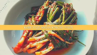 Gerçek Kore Kimçisi Yapıyoruz!!! Kore Yeşil Soğan Kimçisi | 외국 사람 입에 맞는 파김치를 담아볼까요 |