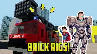 FATHER AND SON PLAY BRICK RIGS!