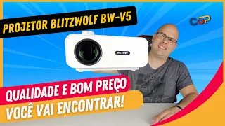 BLITZWOLF BW-V5 FULLHD: PROJETOR NOVIDADE COMPACTA COM MUITA QUALIDADE E BARATO DEMAIS! Geek282