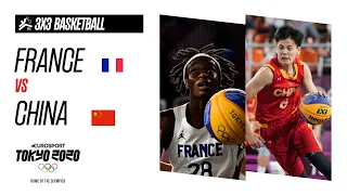 FRANCE vs CHINA | 3x3 Basketball - Bronze Medal Game - Highlights | Olympic Games - Tokyo 2020