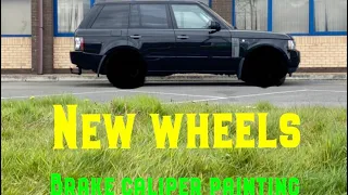 New wheels for my Range Rover 4.4TDV8, and how to paint your calipers. L322 landrover