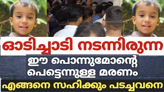 ഓടിച്ചാടി നടന്നിരുന്ന ഈ പൊന്നു മോന്റെ പെട്ടെന്നുള്ള മരണം എങ്ങനെ സഹിക്കും പടച്ചവനെ.