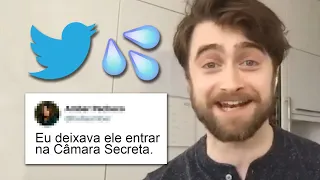 Daniel Radcliffe lê tuítes sedentos