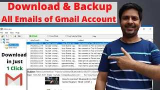 How To Backup Gmail Account | Create  Backup And Download  Emails  for offline mode | Vinay Sharma |