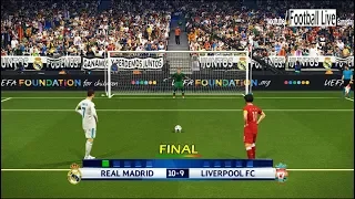 PES 2018 | Real Madrid vs Liverpool | Final UEFA Champions League (UCL) | Penalty Shootout