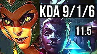 CASSIOPEIA vs EKKO (MID) | 9/1/6, Legendary, 400+ games | EUW Diamond | v11.5