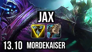 JAX vs MORDE (TOP) | 3.1M mastery, 7 solo kills | KR Diamond | 13.10