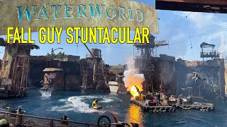 Fall Guy Stuntacular Preshow - Waterworld Arena - Universal Studios Hollywood - 4K - Stunts