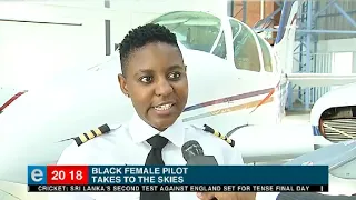 Black female pilot takes to the sky