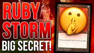 Ruby Storm SECRET REVEALED! No Reserve List "Budget" Legacy — Mono-Red Combo | Magic: The Gathering