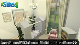 The Sims 4 - Tips & Tricks🛠💚 Toddler Ikea Furniture Tutorial! | NO CC | itsdeborvhduhhh